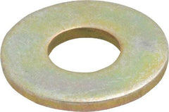 Value Collection - 5/16" Screw, Grade 8 Steel USS Flat Washer - 3/8" ID x 7/8" OD, 5/64" Thick, Zinc Yellow Dichromate Finish - All Tool & Supply