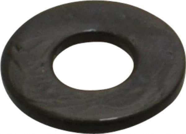 Value Collection - #3 Screw, Steel SAE Flat Washer - 7/64" ID x 1/4" OD, 1/64" Thick, Plain Finish - All Tool & Supply