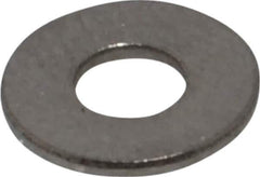 Value Collection - #4 Screw, Steel SAE Flat Washer - 1/8" ID x 5/16" OD, 1/32" Thick, Plain Finish - All Tool & Supply