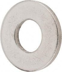 Value Collection - 1/4" Screw, Steel SAE Flat Washer - 9/32" ID x 5/8" OD, 1/16" Thick, Plain Finish - All Tool & Supply