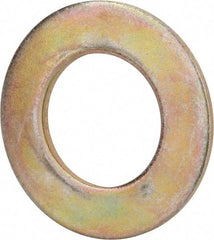 Value Collection - 1-3/4" Screw, Grade 8 Steel SAE Flat Washer - 1-7/8" ID x 3-3/8" OD, 5/32" Thick, Zinc Yellow Dichromate Finish - All Tool & Supply