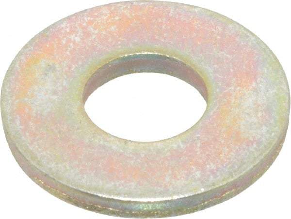 Value Collection - 5/16" Screw, Grade 8 Steel Extra Thick Flat Washer - Zinc Yellow Dichromate Finish - All Tool & Supply