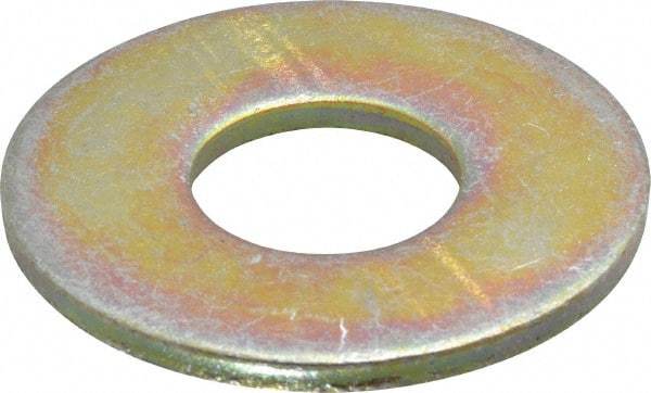 Value Collection - 7/8" Screw, Grade 8 Steel Extra Thick Flat Washer - Zinc Yellow Dichromate Finish - All Tool & Supply