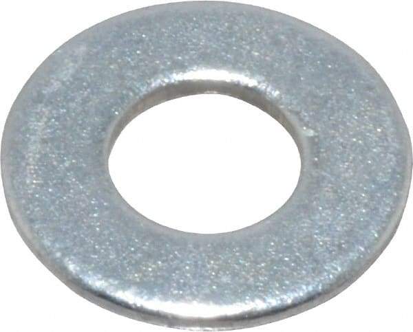 Value Collection - M3 Screw, Steel Standard Flat Washer - 3.2mm ID x 7mm OD, 0.5mm Thick, Zinc-Plated Finish - All Tool & Supply