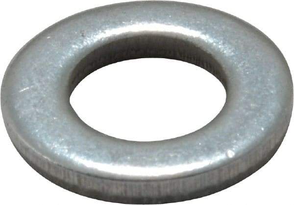 Value Collection - M6 Screw, Steel Standard Flat Washer - 6.4mm ID x 12mm OD, 1.6mm Thick, Zinc-Plated Finish - All Tool & Supply