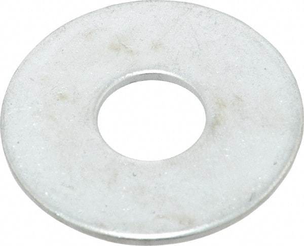 Value Collection - 1/2" Screw, Steel Fender Flat Washer - 1/2" ID x 1-1/2" OD, 0.08" Thick, Zinc-Plated Finish - All Tool & Supply