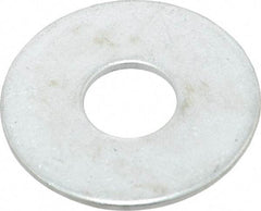 Value Collection - 1/2" Screw, Steel Fender Flat Washer - 1/2" ID x 1-1/2" OD, 0.08" Thick, Zinc-Plated Finish - All Tool & Supply