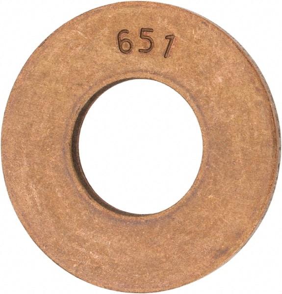 Value Collection - 5/8" Screw, Silicon Bronze Standard Flat Washer - 0.656" ID x 1-1/2" OD, 0.102" Thick - All Tool & Supply