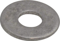 Value Collection - #6 Screw, Aluminum Standard Flat Washer - 0.147" ID x 3/8" OD, 0.032" Thick, Plain Finish - All Tool & Supply