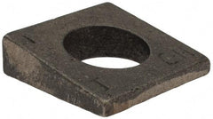 Value Collection - 1" Bolt, Iron Beveled Square Washer - 1-1/16" ID, 9/16 Minimum Thickness - All Tool & Supply