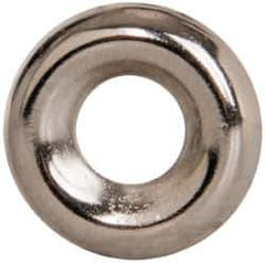 Value Collection - 7/64" Thick, Nickel-Plated Finish, Steel, Standard Countersunk Washer - 0.235" ID x 19/32" OD - All Tool & Supply