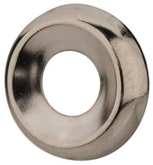 Value Collection - 0.021" Thick, Nickel-Plated Finish, Steel, Standard Countersunk Washer - 0.585" ID x 0.89" OD - All Tool & Supply