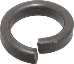 Value Collection - 5/16", 0.318" ID, 0.093" Thick High Collar Split Lock Washer - Steel, Uncoated, 0.318" Min ID, 0.338" Max ID, 0.46" Max OD - All Tool & Supply