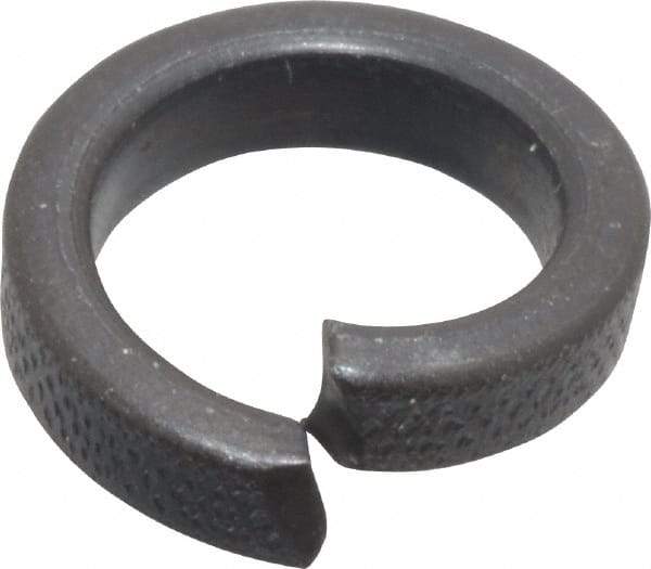 Value Collection - 3/8", 0.382" ID, 1/8" Thick High Collar Split Lock Washer - Steel, Uncoated, 0.382" Min ID, 0.393" Max ID, 0.553" Max OD - All Tool & Supply