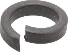 Value Collection - 7/16", 0.443" ID, 0.14" Thick High Collar Split Lock Washer - Steel, Uncoated, 0.443" Min ID, 0.455" Max ID, 0.647" Max OD - All Tool & Supply