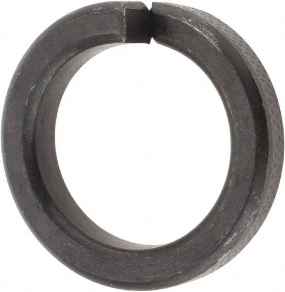 Value Collection - 1", 1.017" ID, 1/4" Thick High Collar Split Lock Washer - Steel, Uncoated, 1.017" Min ID, 1.042" Max ID, 1.483" Max OD - All Tool & Supply