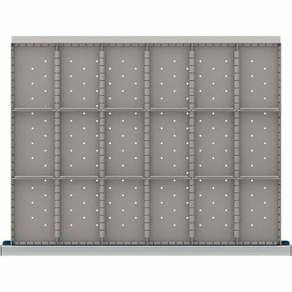 LISTA - 18-Compartment Drawer Divider Layout for 3.15" High Drawers - All Tool & Supply