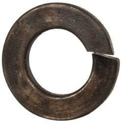 Value Collection - M6, 6.1mm ID, 1.6mm Thick Split Lock Washer - Steel, Uncoated, 6.1mm Min ID, 6.5mm Max ID, 11.8mm Max OD - All Tool & Supply