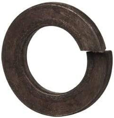 Value Collection - M10, 10.2mm ID, 2.2mm Thick Split Lock Washer - Steel, Uncoated, 10.2mm Min ID, 10.7mm Max ID, 18.1mm Max OD - All Tool & Supply