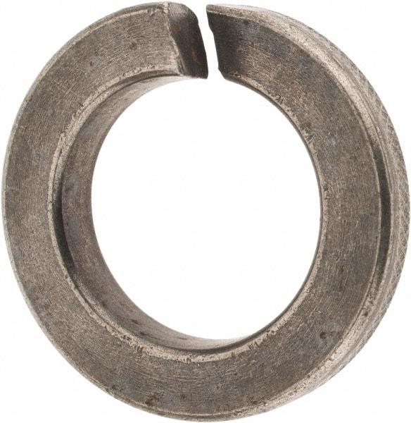 Value Collection - 1", 1.003" ID, 1/4" Thick Split Lock Washer - Steel, Uncoated, 1.003" Min ID, 1.024" Max ID, 1.656" Min OD, 1.661" Max OD - All Tool & Supply