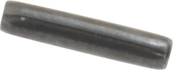 Made in USA - 1/16" Diam x 5/16" Long Coiled Spring Pin - Grade 1070-1090 Alloy Steel, Black Oxide Finish - All Tool & Supply