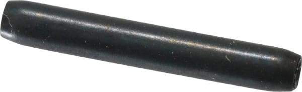 Made in USA - 1/16" Diam x 7/16" Long Coiled Spring Pin - Grade 1070-1090 Alloy Steel, Black Oxide Finish - All Tool & Supply