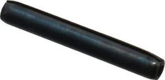 Made in USA - 3/32" Diam x 11/16" Long Coiled Spring Pin - Grade 1070-1090 Alloy Steel, Black Oxide Finish - All Tool & Supply