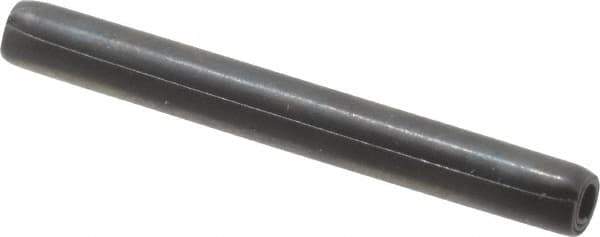 Made in USA - 3/32" Diam x 7/8" Long Coiled Spring Pin - Grade 1070-1090 Alloy Steel, Black Oxide Finish - All Tool & Supply