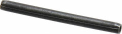 Made in USA - 3/32" Diam x 1-1/8" Long Coiled Spring Pin - Grade 1070-1090 Alloy Steel, Black Oxide Finish - All Tool & Supply