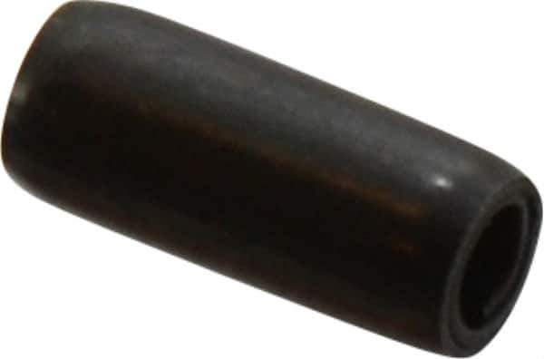 Made in USA - 1/8" Diam x 5/16" Long Coiled Spring Pin - Grade 1070-1090 Alloy Steel, Black Oxide Finish - All Tool & Supply