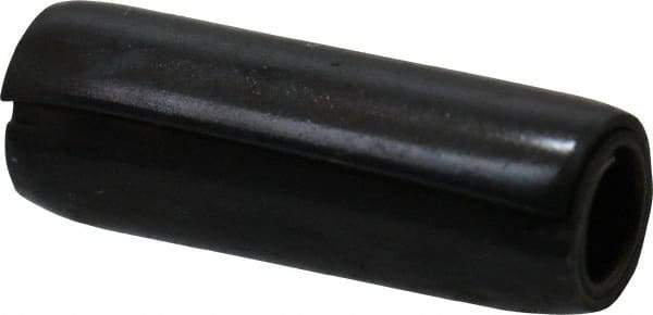 Made in USA - 1/8" Diam x 3/8" Long Coiled Spring Pin - Grade 1070-1090 Alloy Steel, Black Oxide Finish - All Tool & Supply