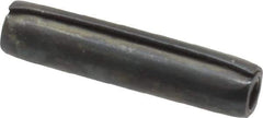 Made in USA - 1/8" Diam x 9/16" Long Coiled Spring Pin - Grade 1070-1090 Alloy Steel, Black Oxide Finish - All Tool & Supply