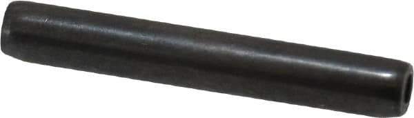 Made in USA - 1/8" Diam x 7/8" Long Coiled Spring Pin - Grade 1070-1090 Alloy Steel, Black Oxide Finish - All Tool & Supply