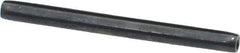 Made in USA - 1/8" Diam x 1-1/2" Long Coiled Spring Pin - Grade 1070-1090 Alloy Steel, Black Oxide Finish - All Tool & Supply