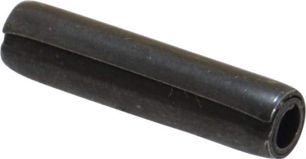 Made in USA - 5/32" Diam x 11/16" Long Coiled Spring Pin - Grade 1070-1090 Alloy Steel, Black Oxide Finish - All Tool & Supply