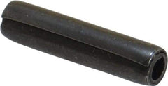 Made in USA - 5/32" Diam x 11/16" Long Coiled Spring Pin - Grade 1070-1090 Alloy Steel, Black Oxide Finish - All Tool & Supply