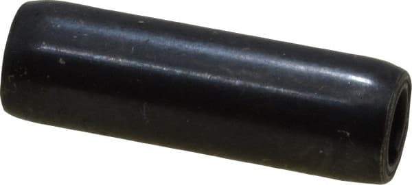 Made in USA - 3/16" Diam x 5/8" Long Coiled Spring Pin - Grade 1070-1090 Alloy Steel, Black Oxide Finish - All Tool & Supply