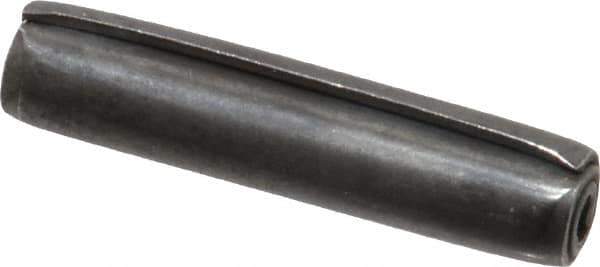 Made in USA - 3/16" Diam x 7/8" Long Coiled Spring Pin - Grade 1070-1090 Alloy Steel, Black Oxide Finish - All Tool & Supply