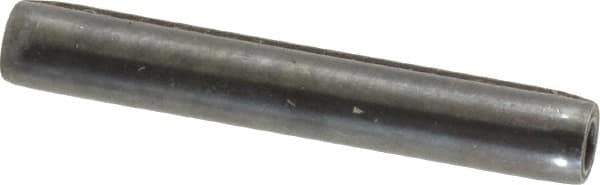 Made in USA - 3/16" Diam x 1-1/4" Long Coiled Spring Pin - Grade 1070-1090 Alloy Steel, Black Oxide Finish - All Tool & Supply