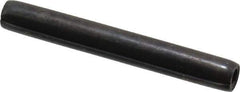 Made in USA - 7/32" Diam x 1-3/4" Long Coiled Spring Pin - Grade 1070-1090 Alloy Steel, Black Oxide Finish - All Tool & Supply