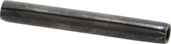 Made in USA - 1/4" Diam x 2" Long Coiled Spring Pin - Grade 1070-1090 Alloy Steel, Black Oxide Finish - All Tool & Supply