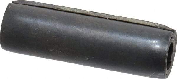 Made in USA - 5/16" Diam x 1" Long Coiled Spring Pin - Grade 1070-1090 Alloy Steel, Black Oxide Finish - All Tool & Supply