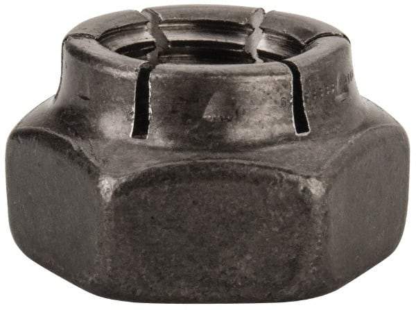 Flex-Loc - 5/8-11 UNC Grade 2 Heavy Hex Lock Nut with Expanding Flex Top - Uncoated, Meets Military Specifications - All Tool & Supply