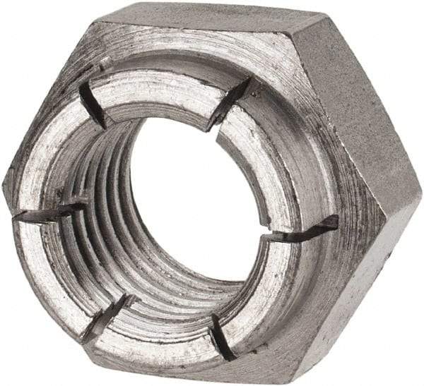 Flex-Loc - 3/4-10 UNC Grade 2 Heavy Hex Lock Nut with Expanding Flex Top - Uncoated, Meets Military Specifications - All Tool & Supply