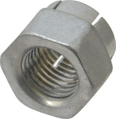 Flex-Loc - 3/8-24 UNJF Grade 2 Hex Lock Nut with Expanding Flex Top - All Tool & Supply