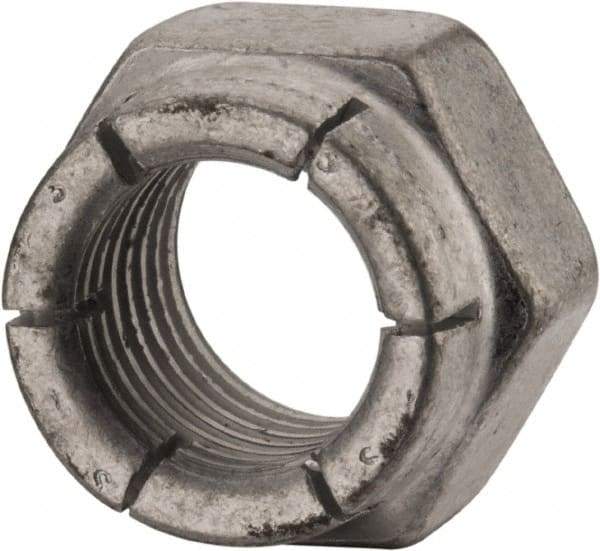 Flex-Loc - 7/16-20 UNJF Grade 2 Hex Lock Nut with Expanding Flex Top - Cadmium-Plated Finish, Meets Military Specifications - All Tool & Supply