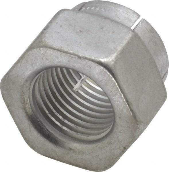 Flex-Loc - 1/2-20 UNJF Grade 2 Hex Lock Nut with Expanding Flex Top - Cadmium-Plated Finish, Meets Military Specifications - All Tool & Supply