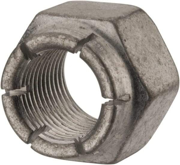 Flex-Loc - 5/8-18 UNJF Grade 2 Hex Lock Nut with Expanding Flex Top - 15/16" Width Across Flats, Cadmium-Plated Finish, Meets Military Specifications - All Tool & Supply