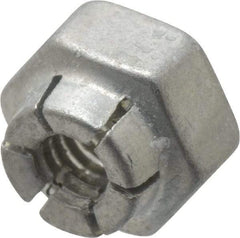 Flex-Loc - #8-32 UNJC Grade 2 Hex Lock Nut with Expanding Flex Top - Cadmium-Plated Finish, Meets Military Specifications - All Tool & Supply