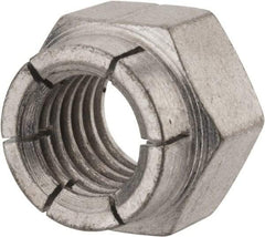 Flex-Loc - 1/2-13 UNC Grade 2 Hex Lock Nut with Expanding Flex Top - Cadmium-Plated Finish, Meets Military Specifications - All Tool & Supply